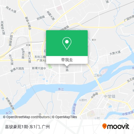 嘉骏豪苑1期-东1门地图