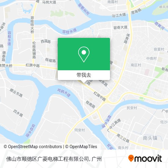 佛山市顺德区广菱电梯工程有限公司地图