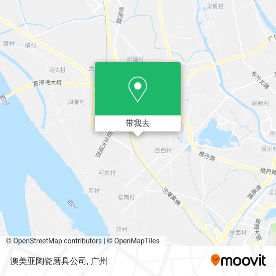 澳美亚陶瓷磨具公司地图
