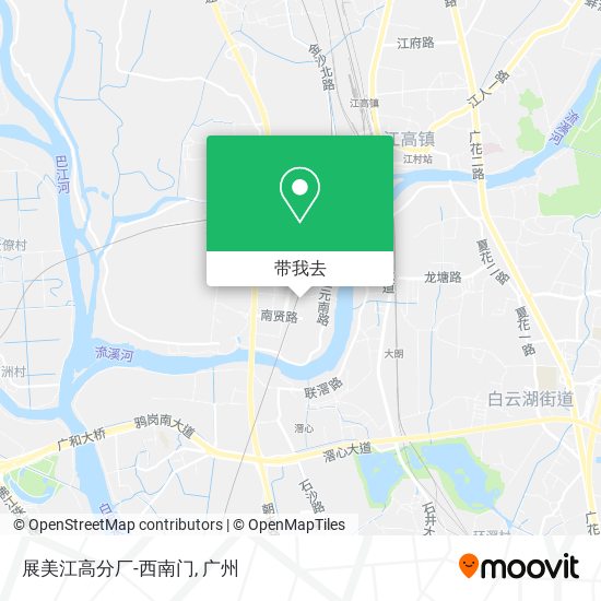 展美江高分厂-西南门地图