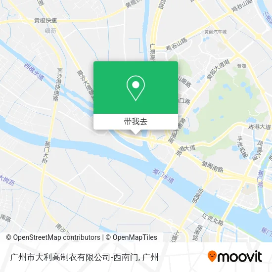 广州市大利高制衣有限公司-西南门地图