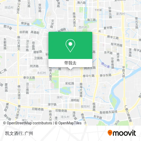 凯文酒行地图