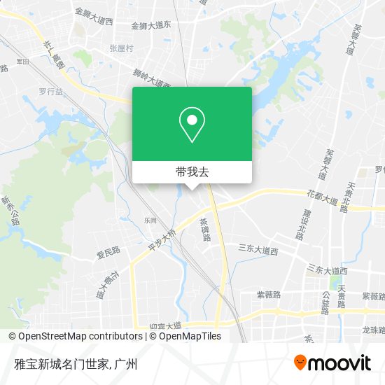 雅宝新城名门世家地图