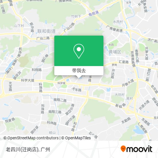 老四川(迁岗店)地图