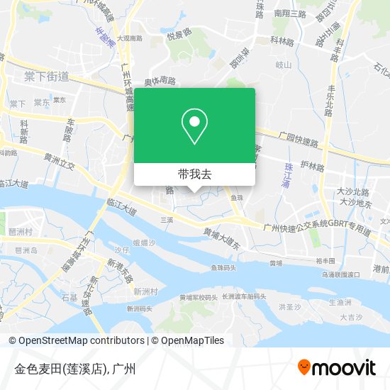 金色麦田(莲溪店)地图