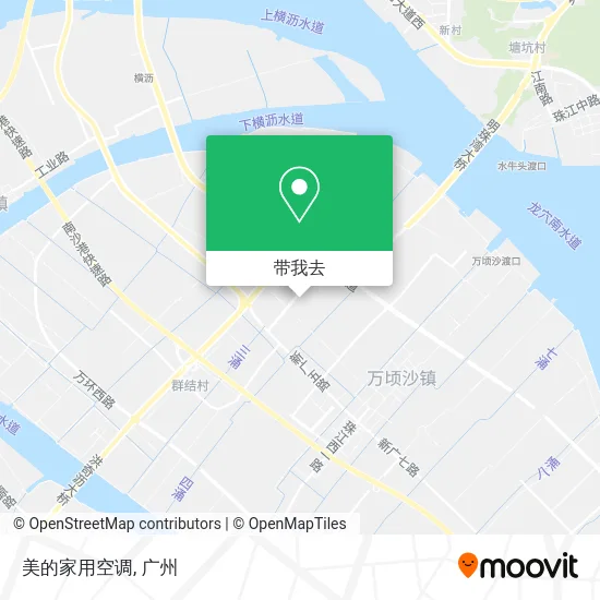 美的家用空调地图
