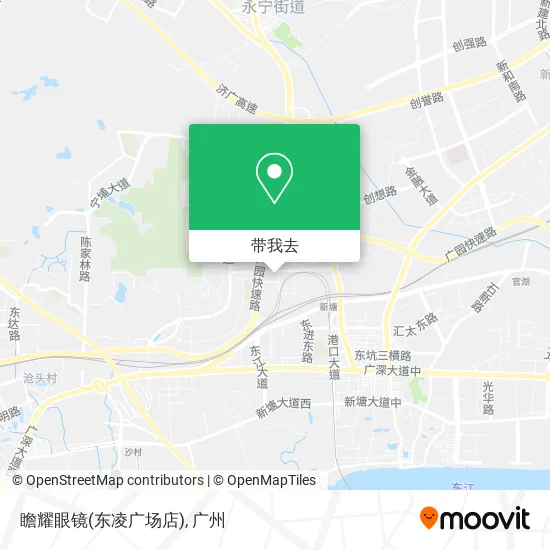 瞻耀眼镜(东凌广场店)地图