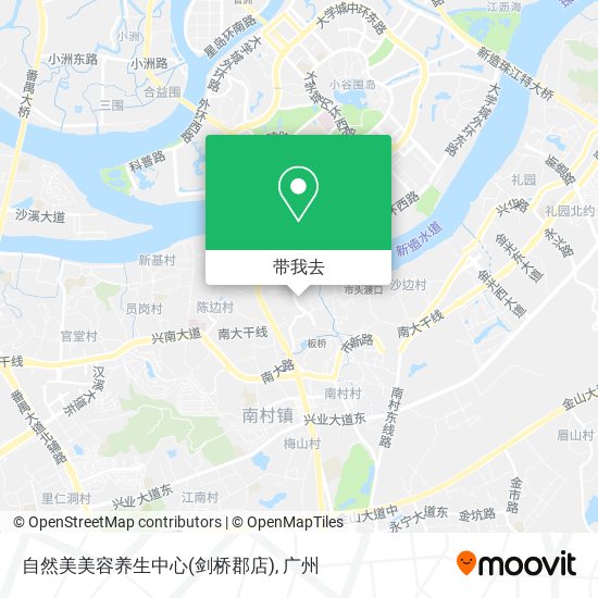 自然美美容养生中心(剑桥郡店)地图
