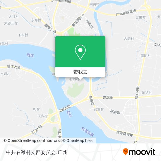中共右滩村支部委员会地图