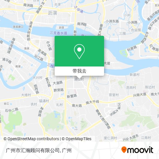 广州市汇瀚顾问有限公司地图
