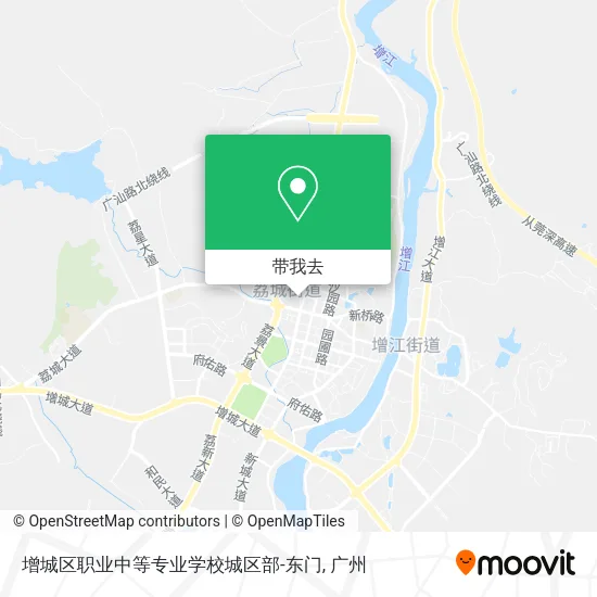 增城区职业中等专业学校城区部-东门地图