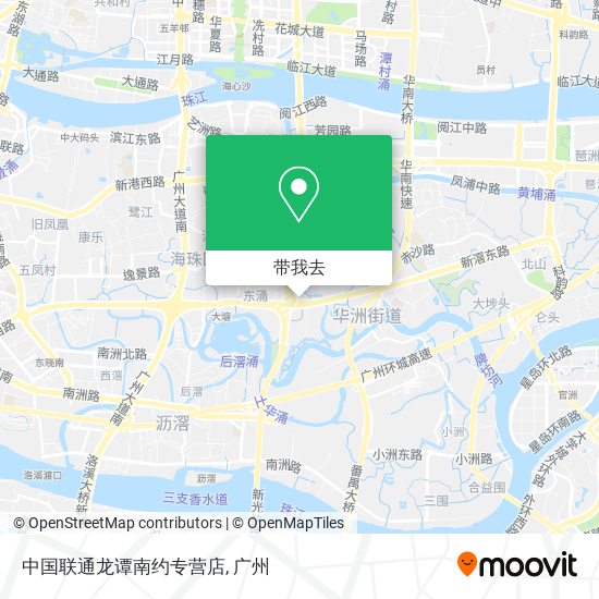 中国联通龙谭南约专营店地图