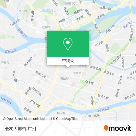 会友大排档地图