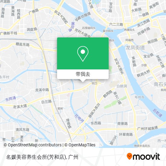 名媛美容养生会所(芳和店)地图