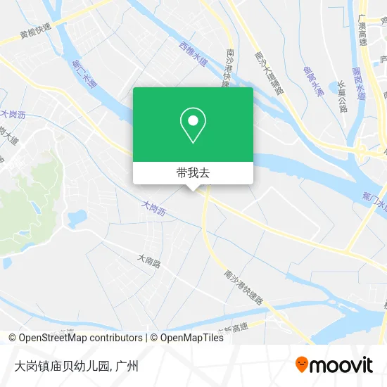大岗镇庙贝幼儿园地图