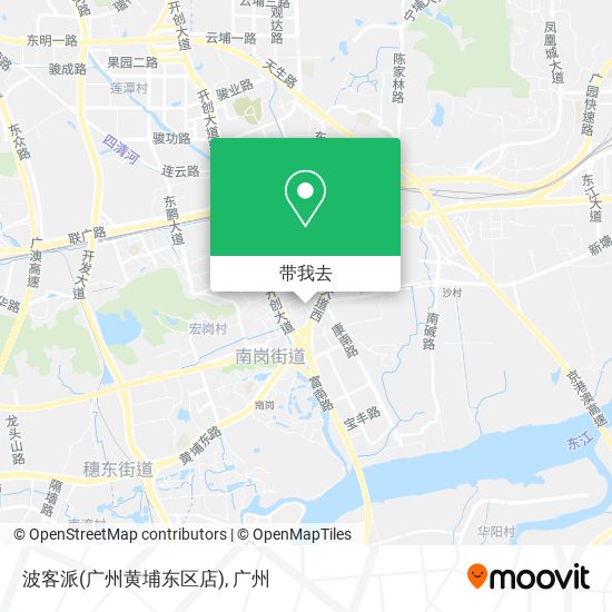 波客派(广州黄埔东区店)地图