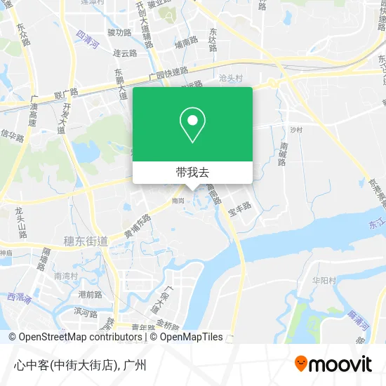 心中客(中街大街店)地图