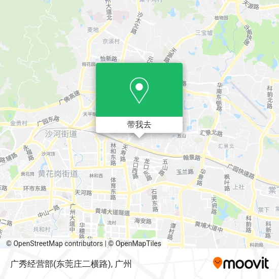 广秀经营部(东莞庄二横路)地图