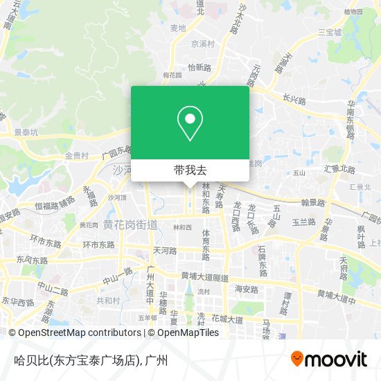 哈贝比(东方宝泰广场店)地图