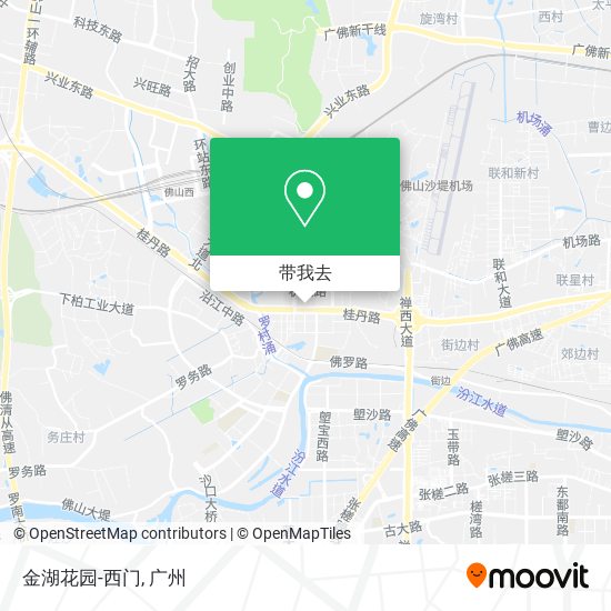 金湖花园-西门地图
