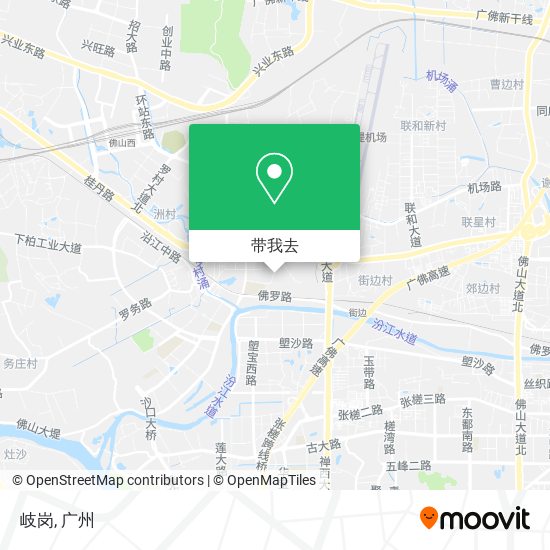 岐岗地图