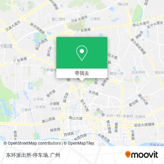 东环派出所-停车场地图