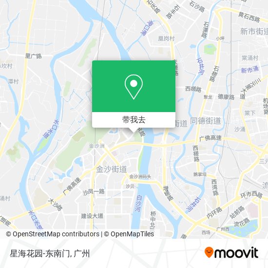 星海花园-东南门地图