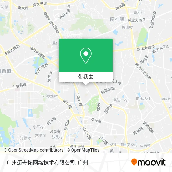 广州迈奇拓网络技术有限公司地图