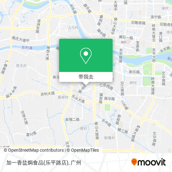 加一香盐焗食品(乐平路店)地图