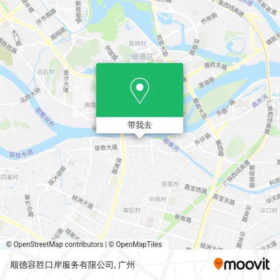 顺德容胜口岸服务有限公司地图