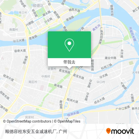 顺德容桂东安五金减速机厂地图