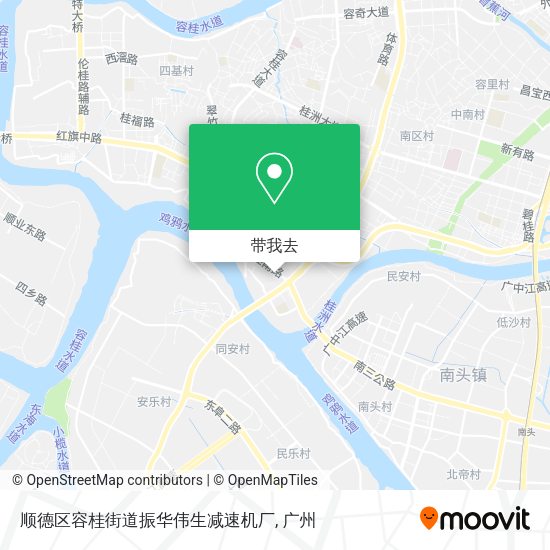 顺德区容桂街道振华伟生减速机厂地图