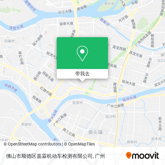 佛山市顺德区嘉霖机动车检测有限公司地图