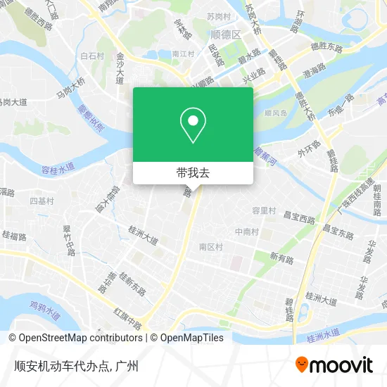 顺安机动车代办点地图
