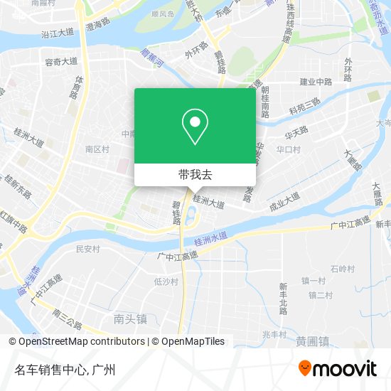 名车销售中心地图