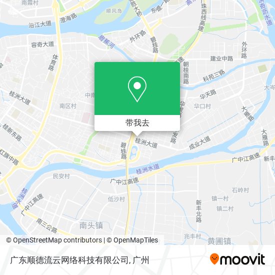 广东顺德流云网络科技有限公司地图
