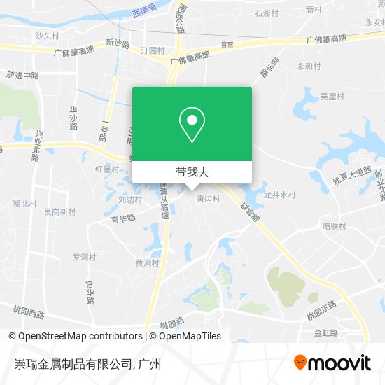 崇瑞金属制品有限公司地图