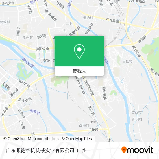 广东顺德华机机械实业有限公司地图