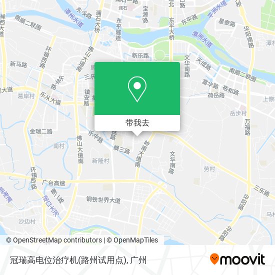 冠瑞高电位治疗机(路州试用点)地图