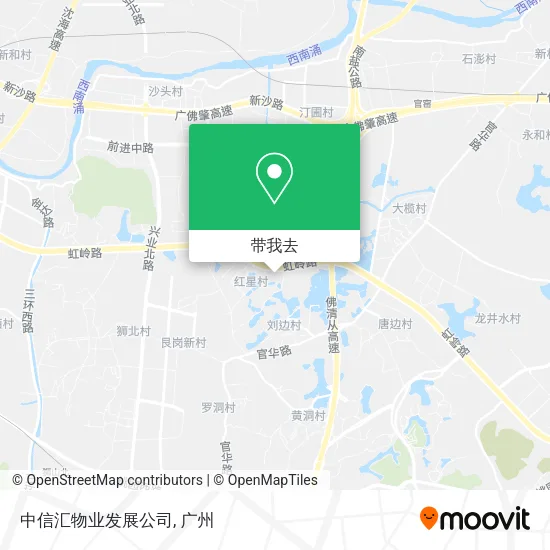 中信汇物业发展公司地图