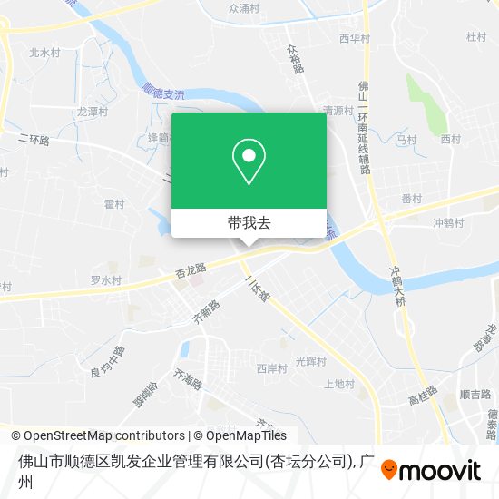 佛山市顺德区凯发企业管理有限公司(杏坛分公司)地图