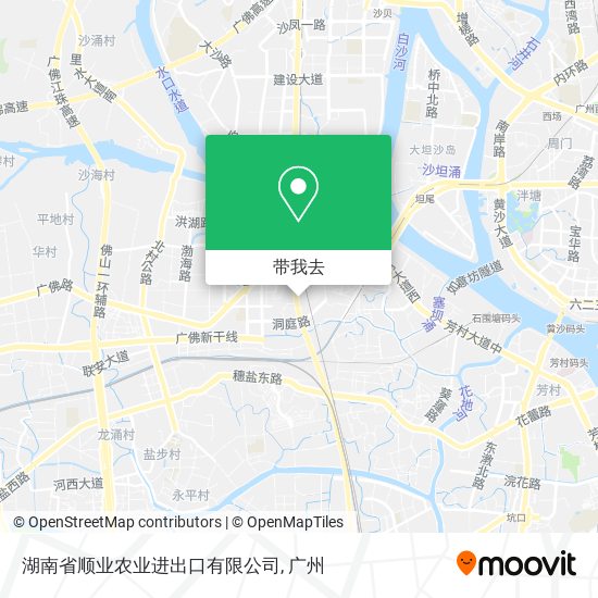 湖南省顺业农业进出口有限公司地图