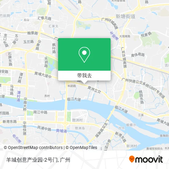 羊城创意产业园-2号门地图