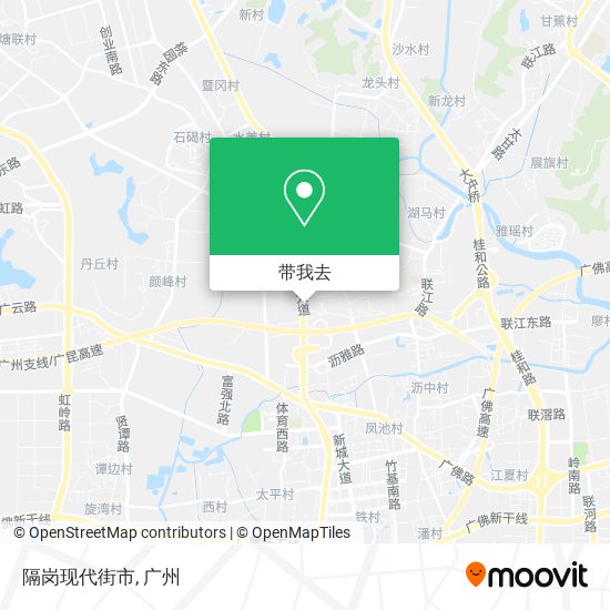 隔岗现代街市地图