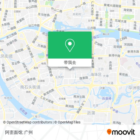阿歪面馆地图