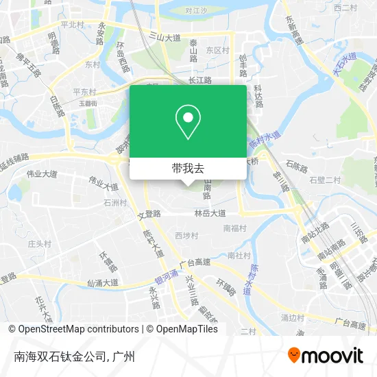 南海双石钛金公司地图