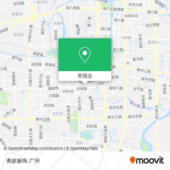 勇姣服饰地图