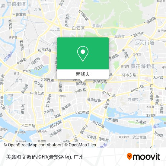 美鑫图文数码快印(豪贤路店)地图