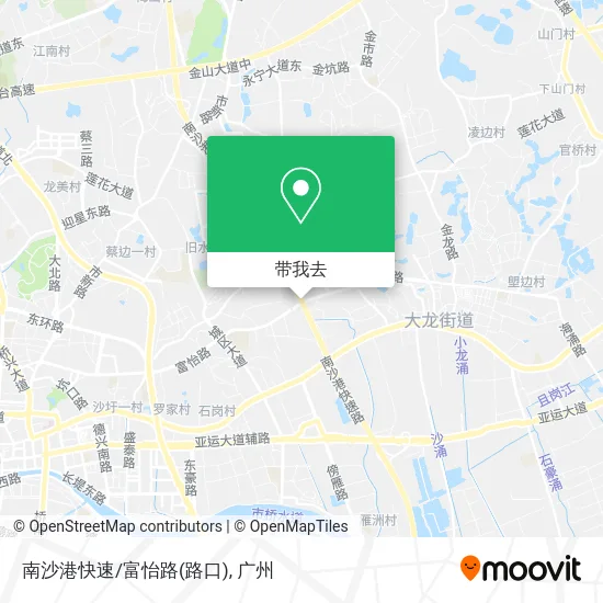 南沙港快速/富怡路(路口)地图