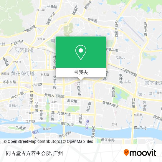 同古堂古方养生会所地图